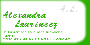 alexandra laurinecz business card